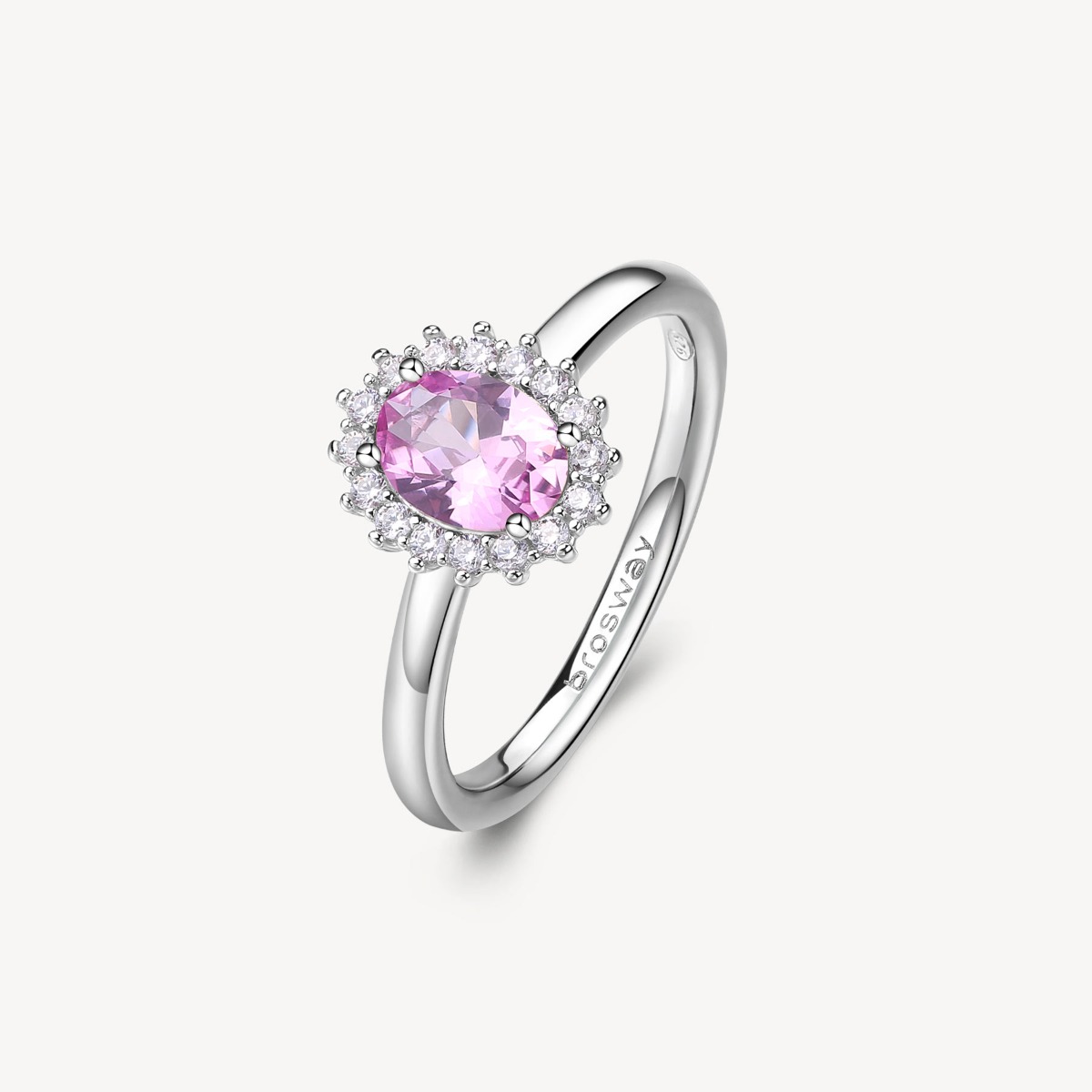 Anello Brosway Fancy Vibrant Pink FVP73