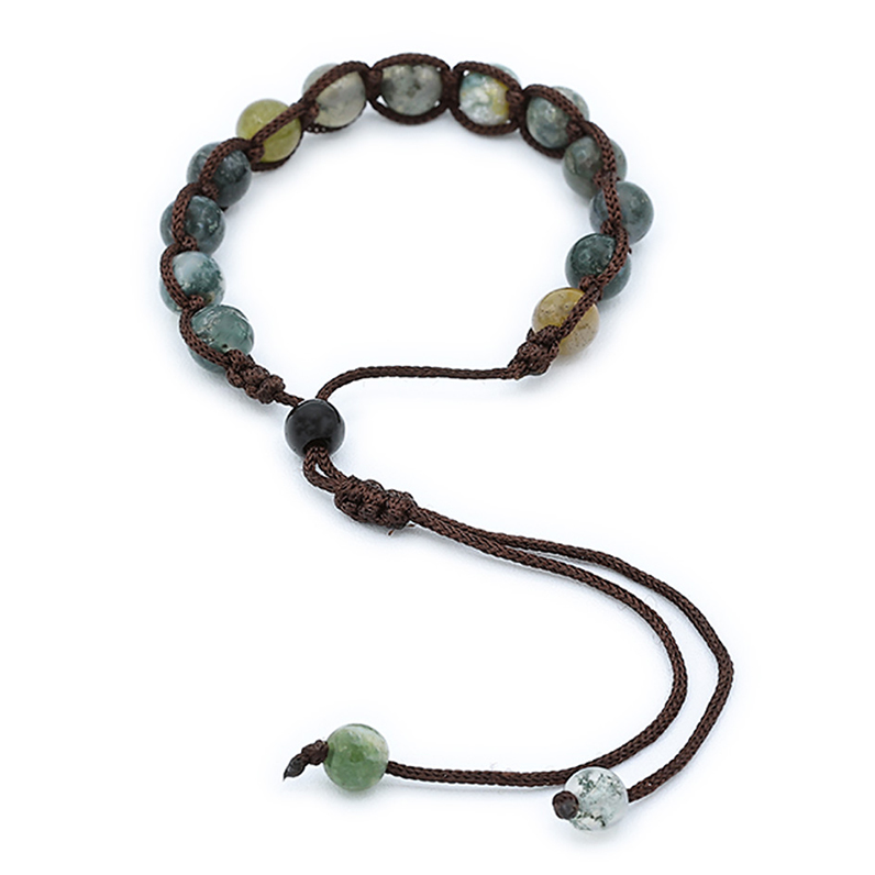 Bracciale Kenshò Cuore H012 Agata Muschiata