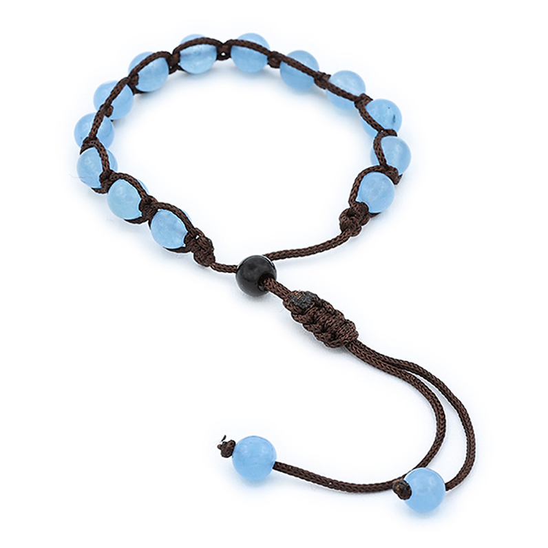 Bracciale Kenshò Cuore H013 Agata Azzurra