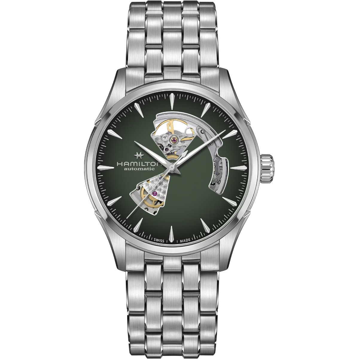 Orologio acciaio Hamilton Open Heart Auto 42mm H32705160