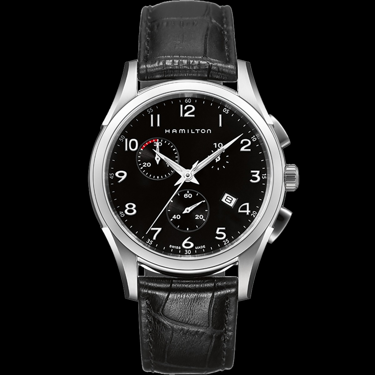 Orologio acciaio Hamilton Jazzmaster Thinline Chrono Quartz H38612733