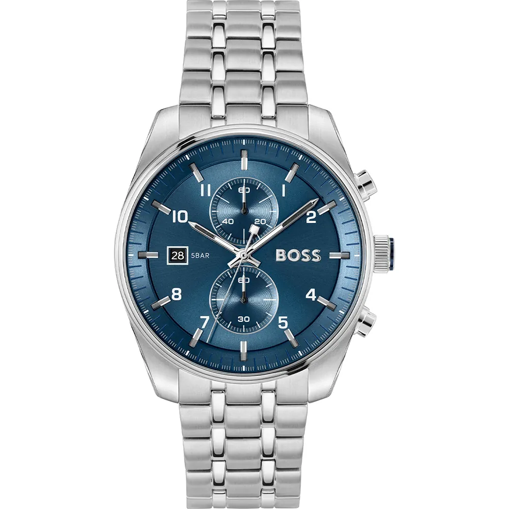 Orologio acciaio Hugo Boss Skytraveller 1514216