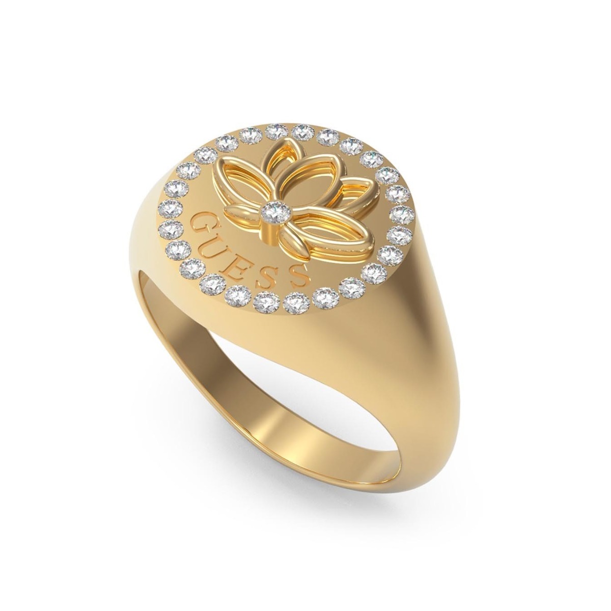 Anello&#x20;Donna&#x20;Guess&#x20;Lotus&#x20;JUBR01350JWYG