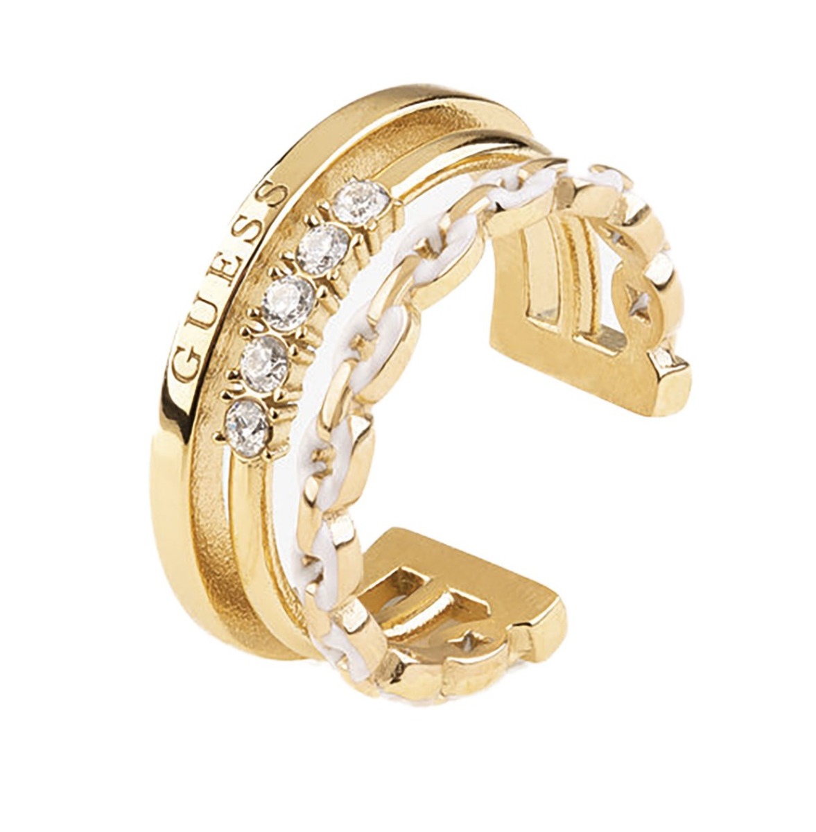 Anello Donna Guess Pop Links JUBR01418JWYGWH