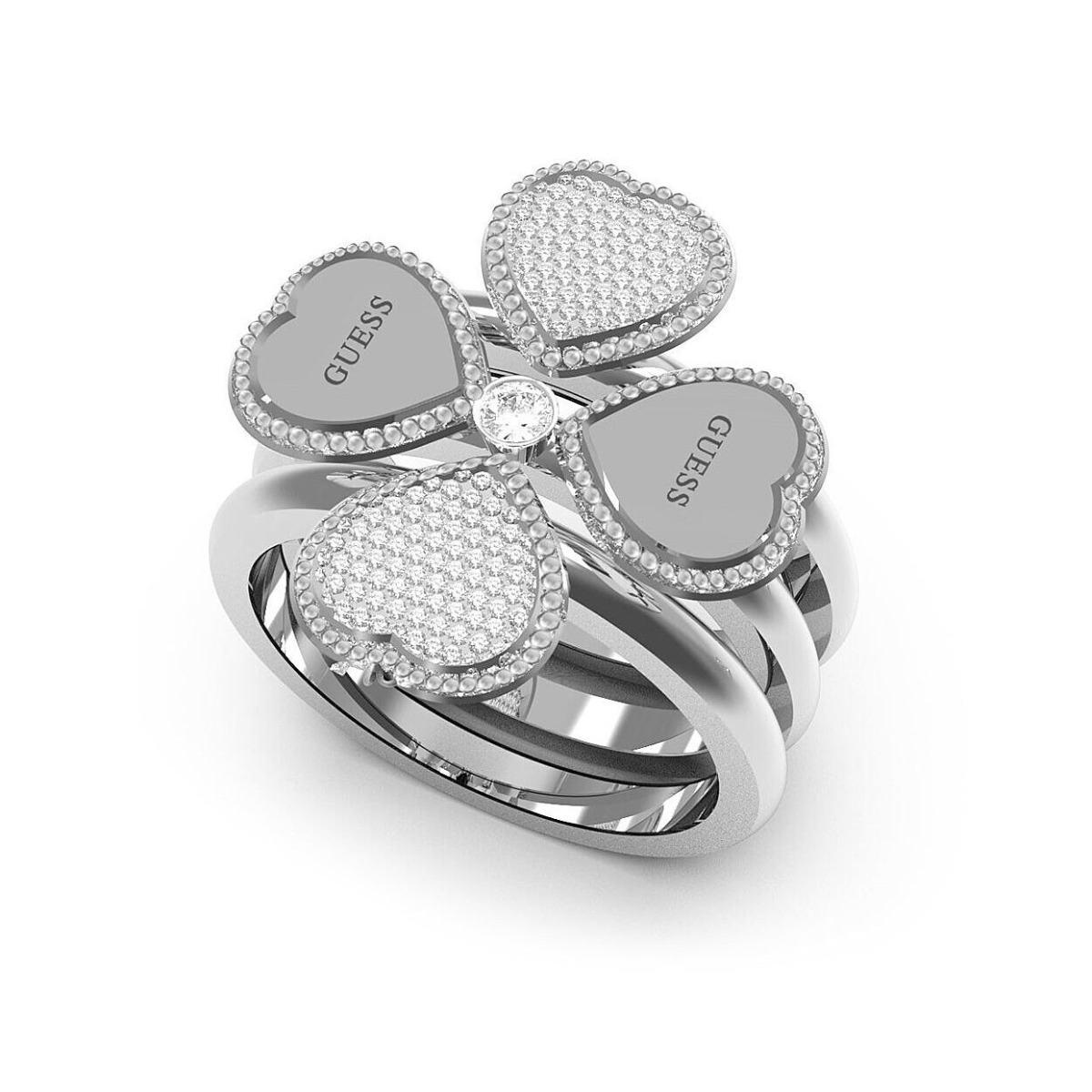 Anello Donna Guess Fine Hear JUBR01428JWRH