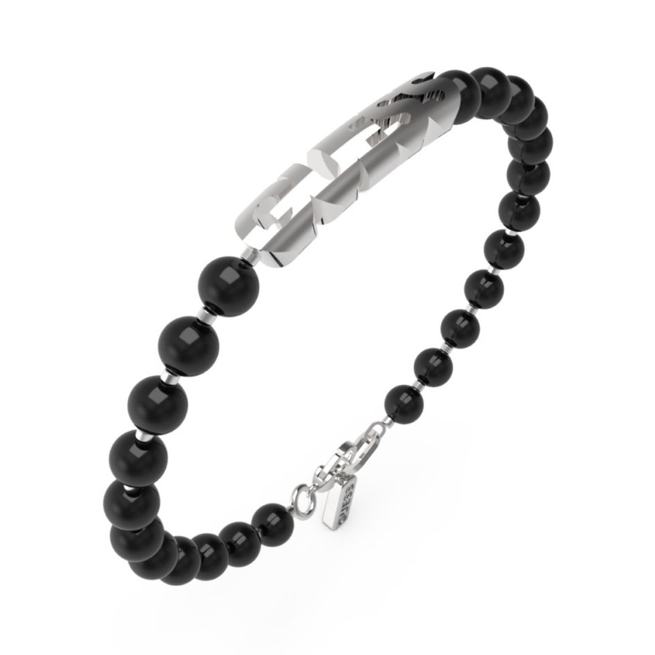 Bracciale Uomo Guess Perle JUMB04059JWSTBKL