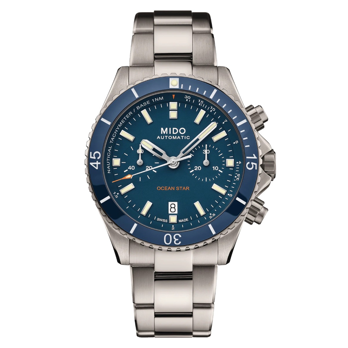 Orologio acciaio Mido OceanStar Cronograph M026.627.44.041.00
