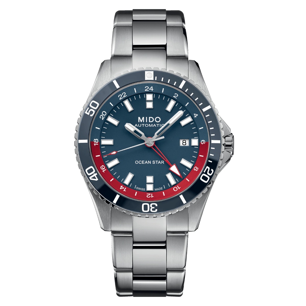 Orologio acciaio Mido OceanStar GMT M026.629.11.041.00