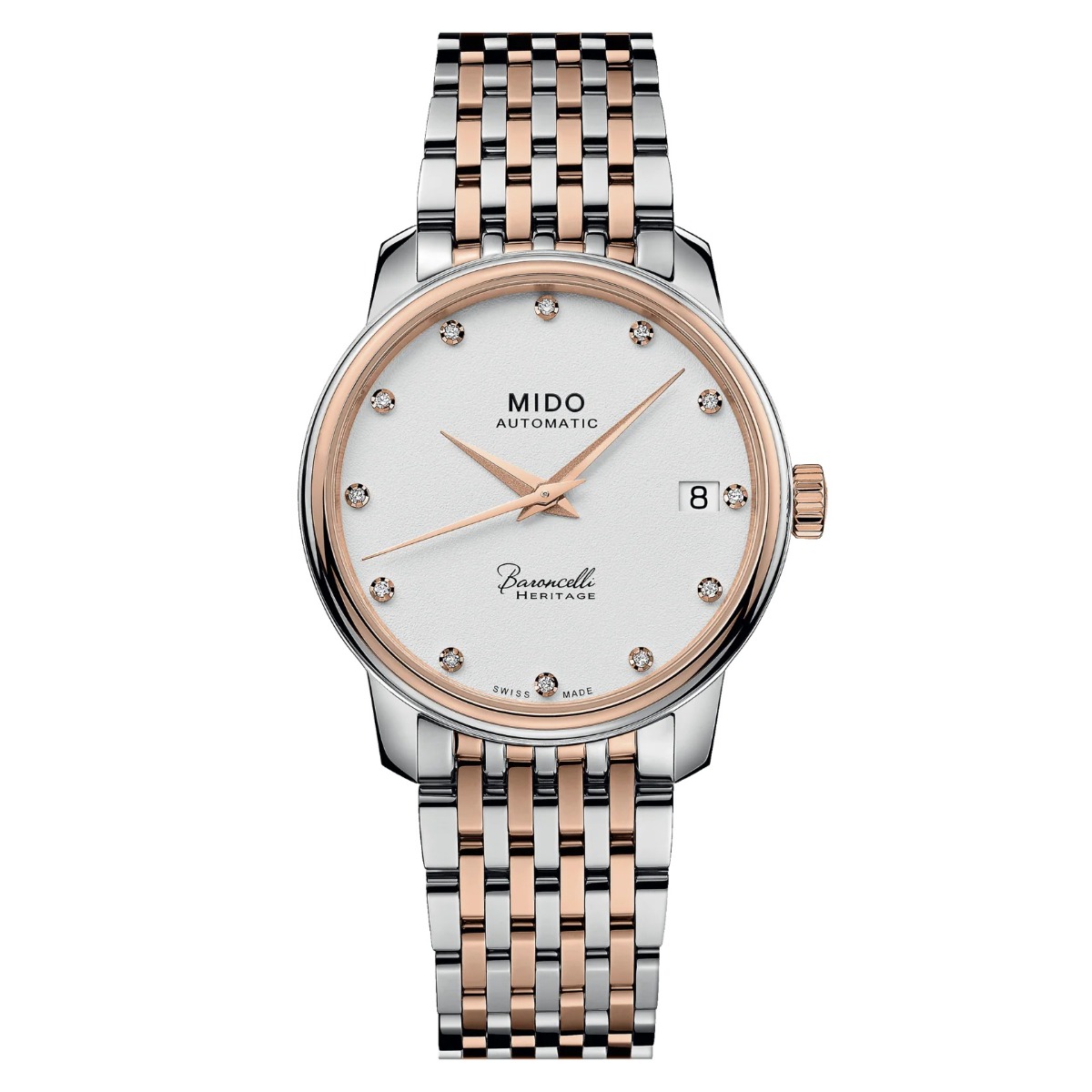 Orologio acciaio Mido Baroncelli Heritage Lady M037.807.22.031.00