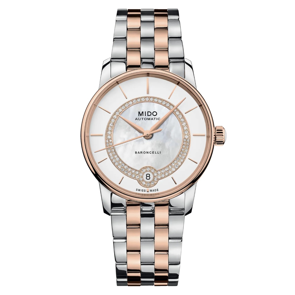 Orologio acciaio Mido Baroncelli Lady Necklace M037.807.22.031.00