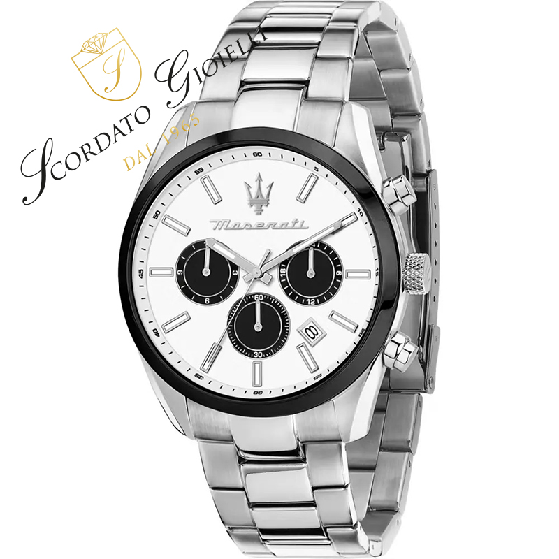 Orologio acciaio Maserati Attrazione R8853151004