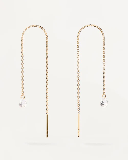 Orecchini PDPAOLA Gioielli Essenziali WATERFALL AR01-876-U