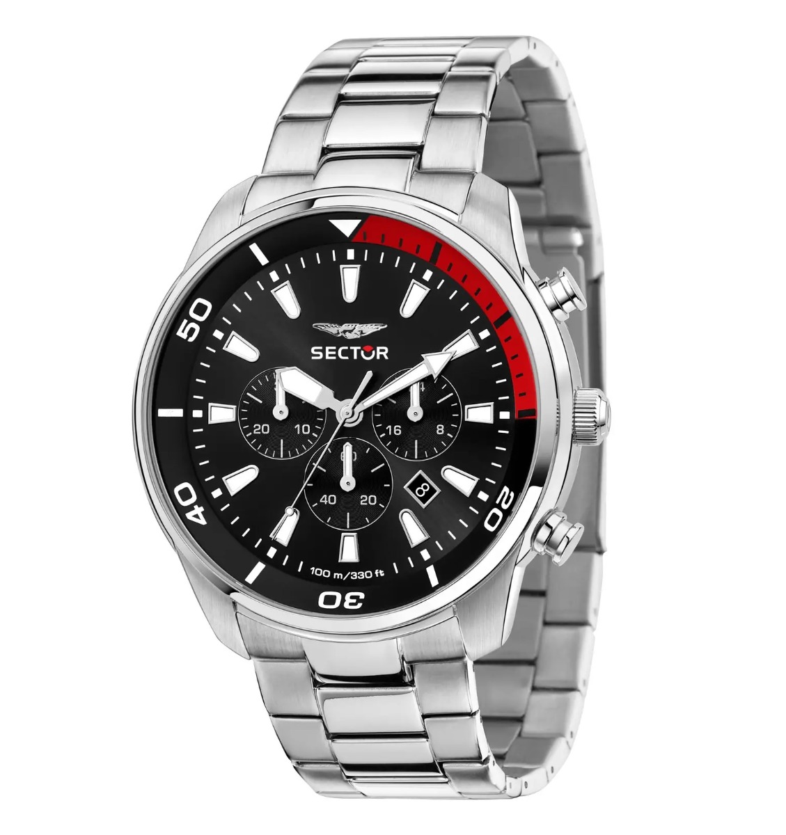 Orologio&#x20;acciaio&#x20;Sector&#x20;Oversize&#x20;R3273602018