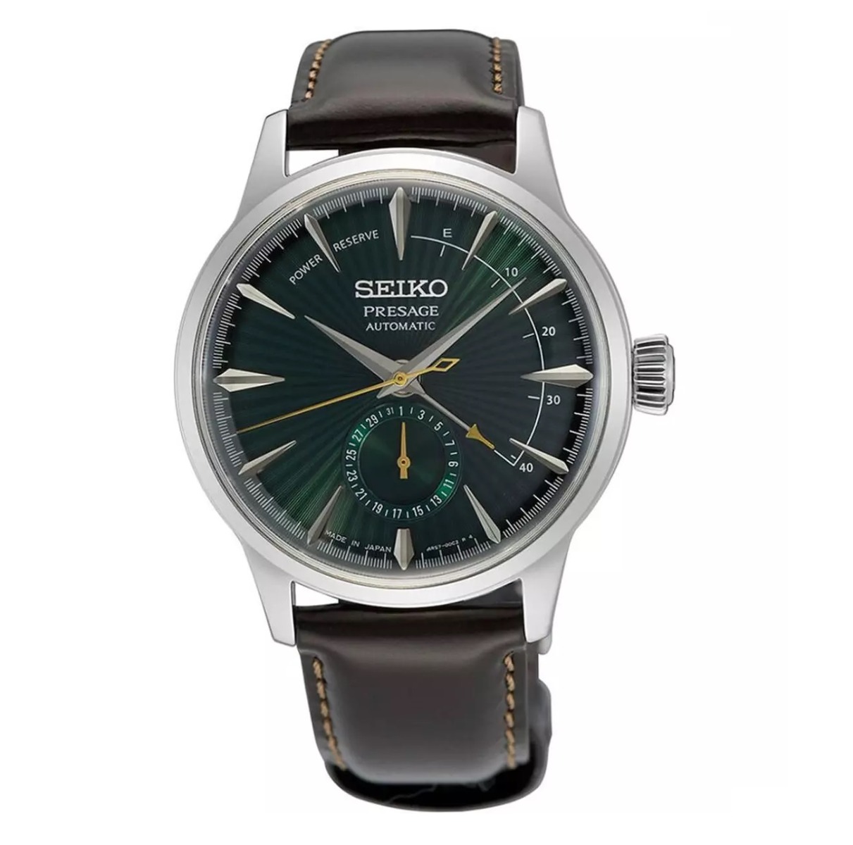 Orologio pelle Seiko Presage Cocktail Time Mockingbird SSA459J1