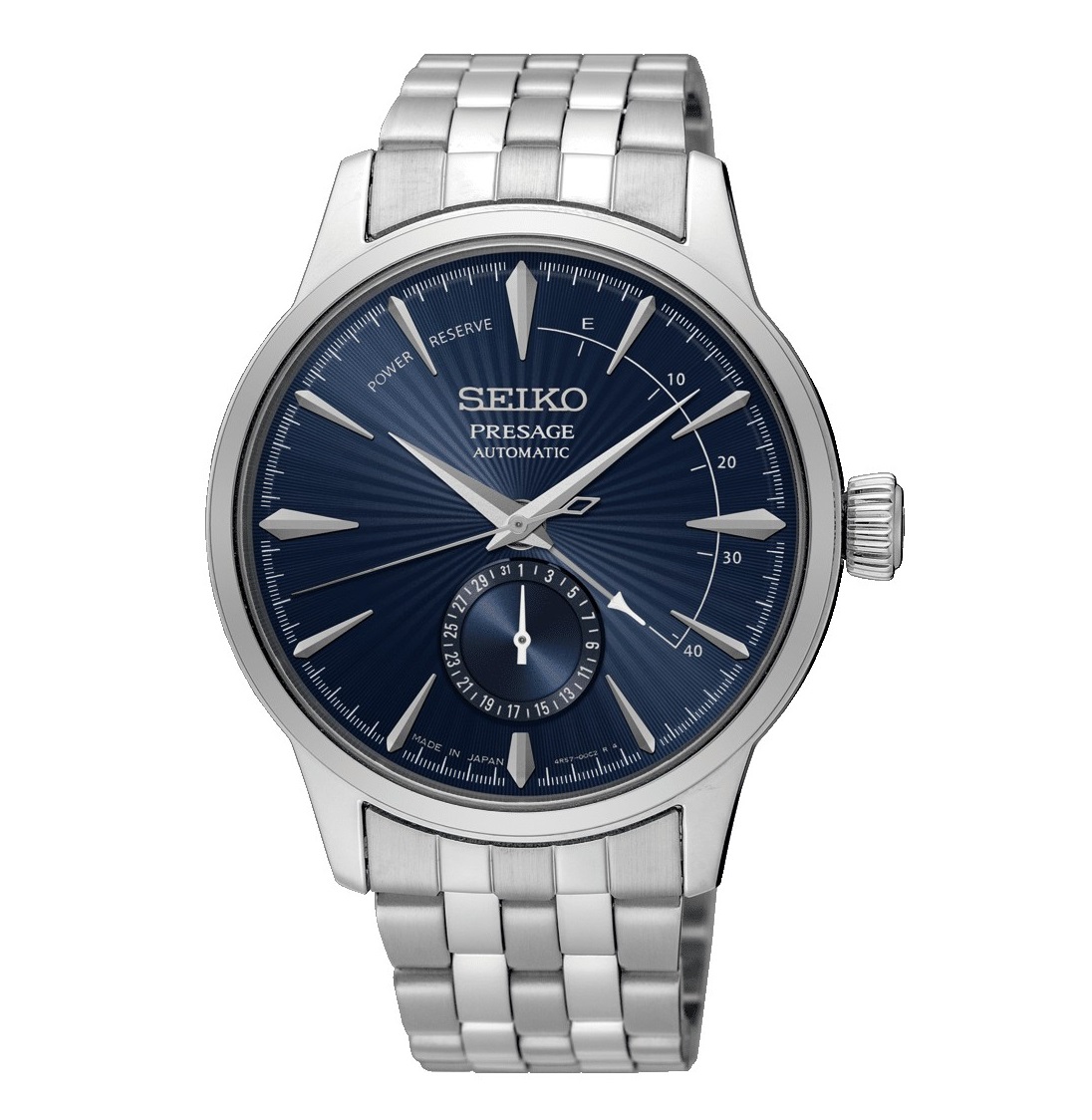 Orologio acciaio Seiko Presage Cocktail Time Blue Moon SSA347J1