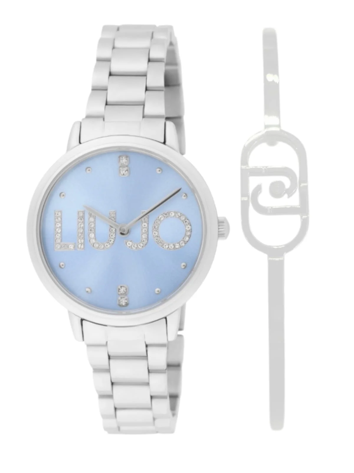 Orologio&#x20;acciaio&#x20;Liu&#x20;Jo&#x20;Couple&#x20;Essence&#x20;Set&#x20;con&#x20;Bracciale&#x20;TLJ2517