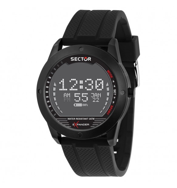 Orologio silicone Sector Ex-43 R3251239001