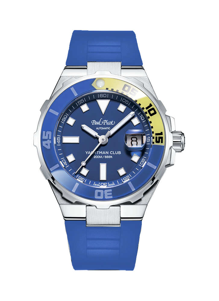 Orologio caucciù Paul Picot Yacktman Club 1251ZLG-C
