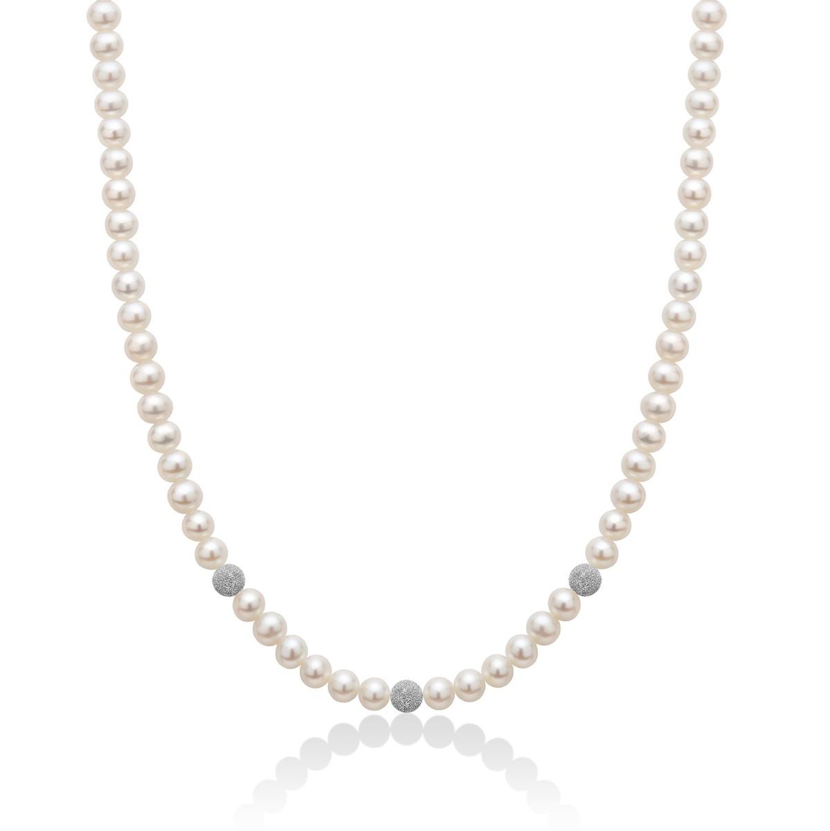 Collana Yukiko Perle boule e fantasia PCL6966Y