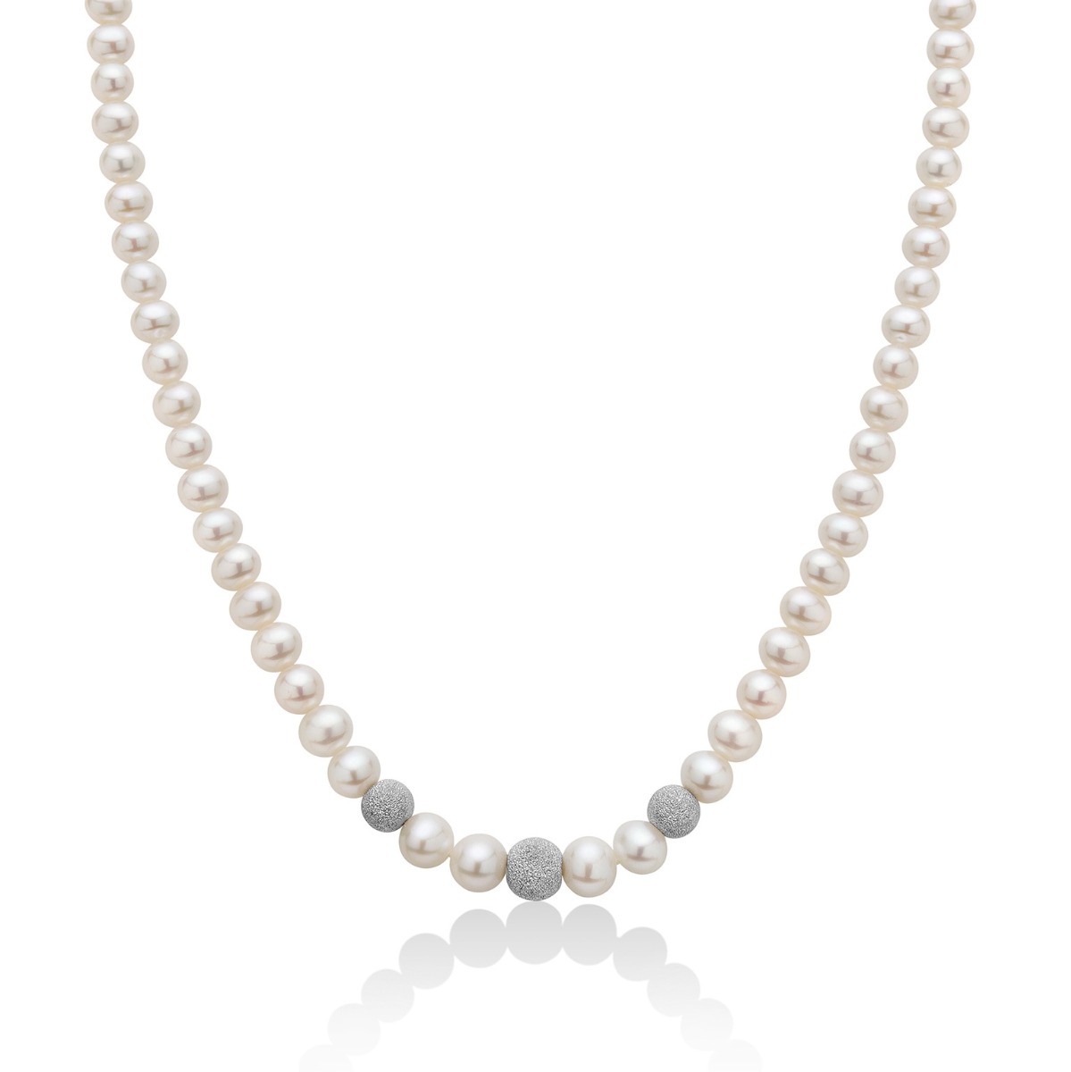 Collana Yukiko Perle boule e fantasia PCL2089BYV