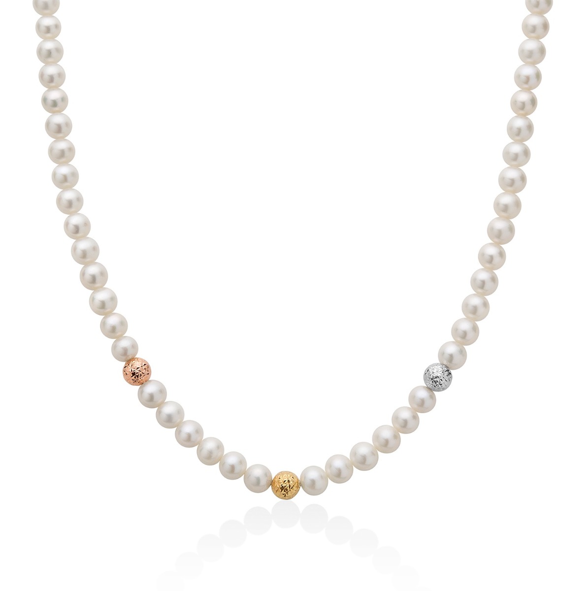 Collana Yukiko Perle boule e fantasia PCL5631YV