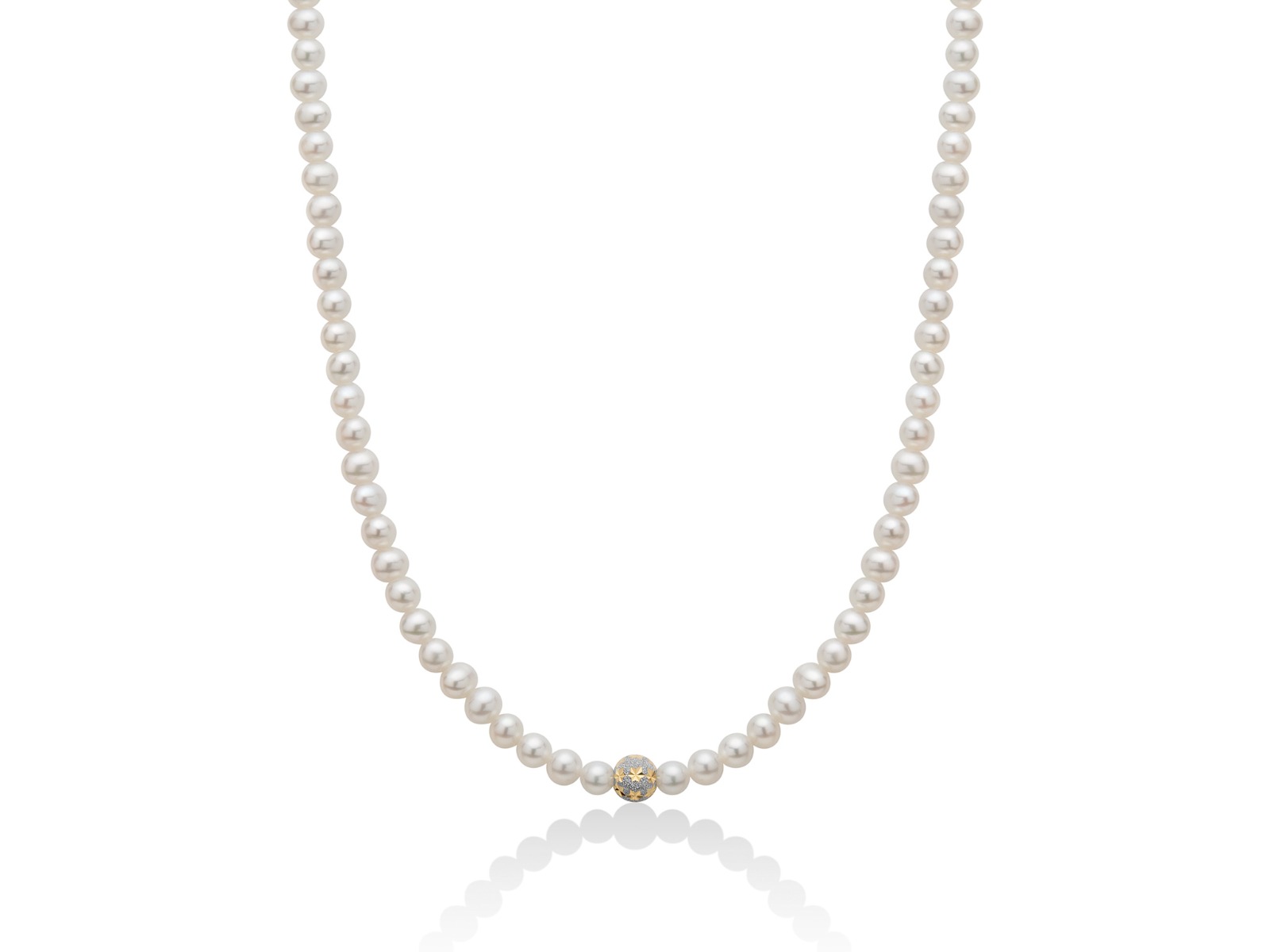 Collana Yukiko Perle boule e fantasia PCL5904YV