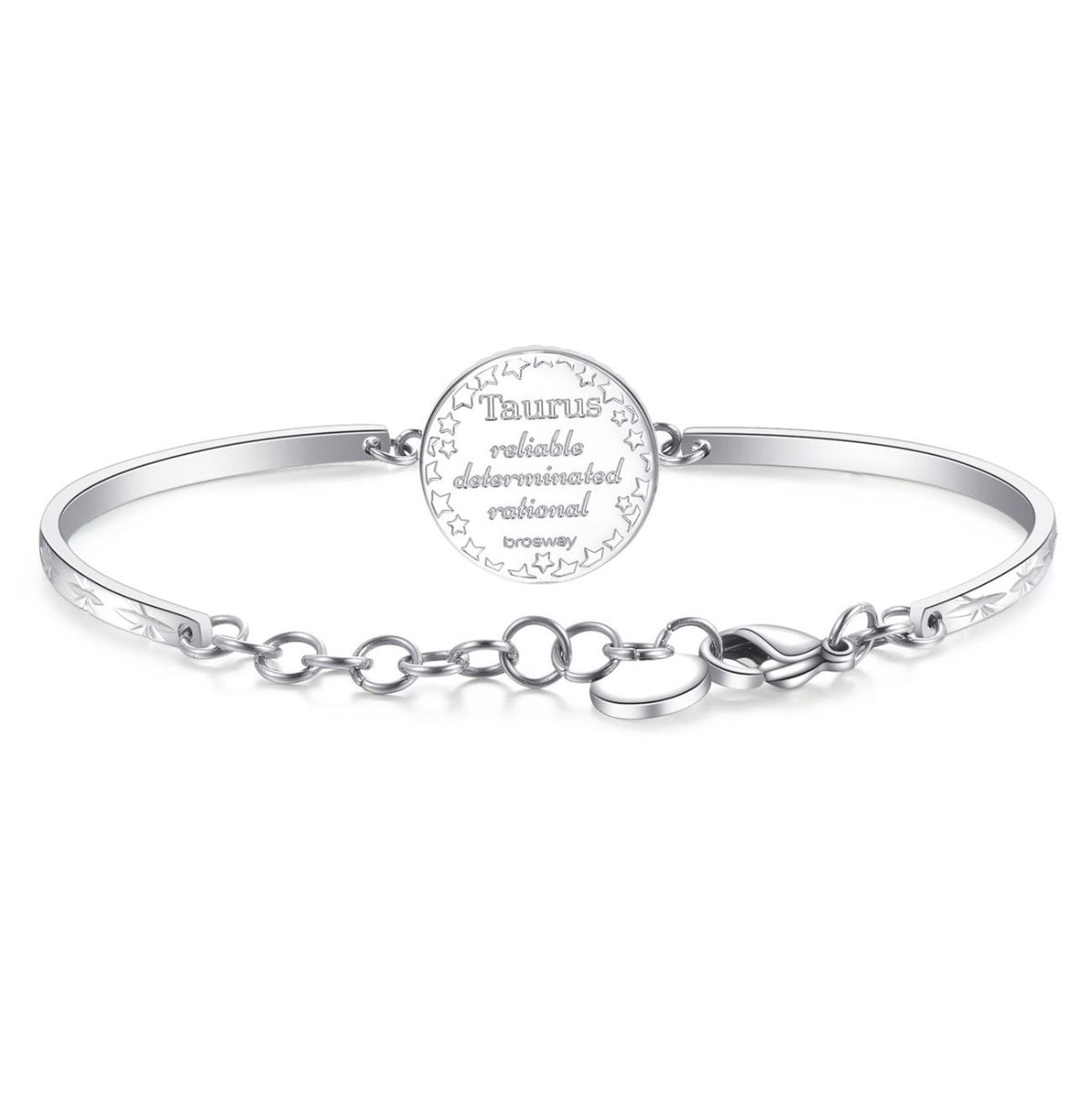 Brosway Bracciale Rigido Donna Chakra - Acciaio 316L Con Cristallo Swarovski E Smalto Blu, Toro, BHK368 - 2