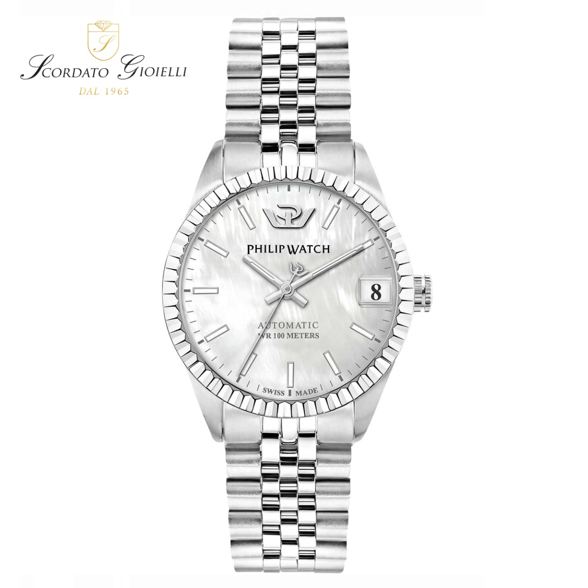 Orologio acciaio Philip Watch Caribe R8223597506