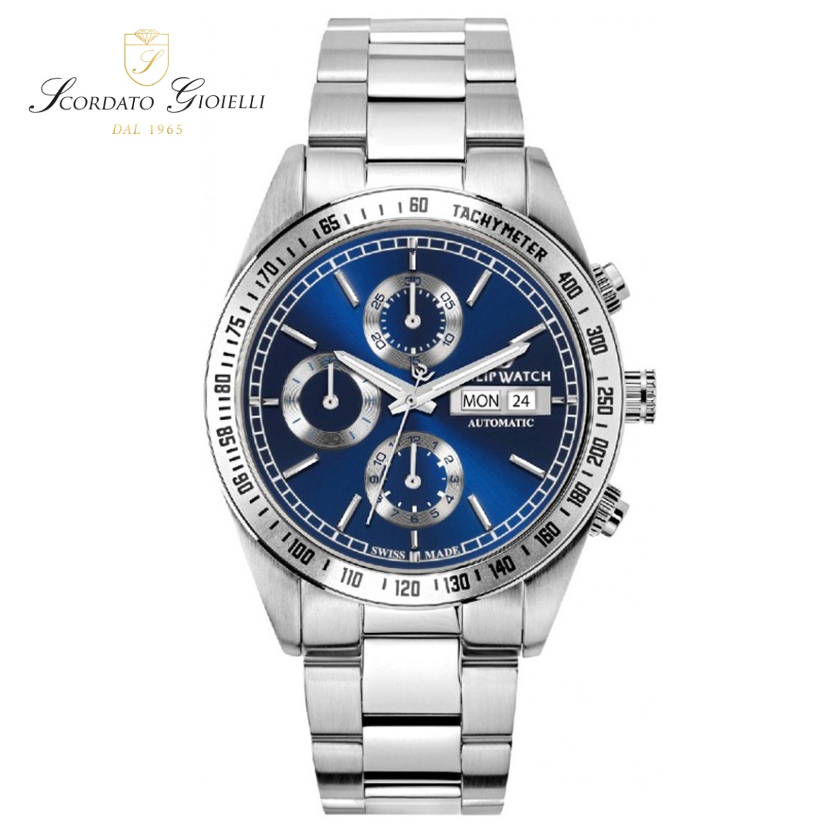 Orologio acciaio Philip Watch Caribe R8243607003