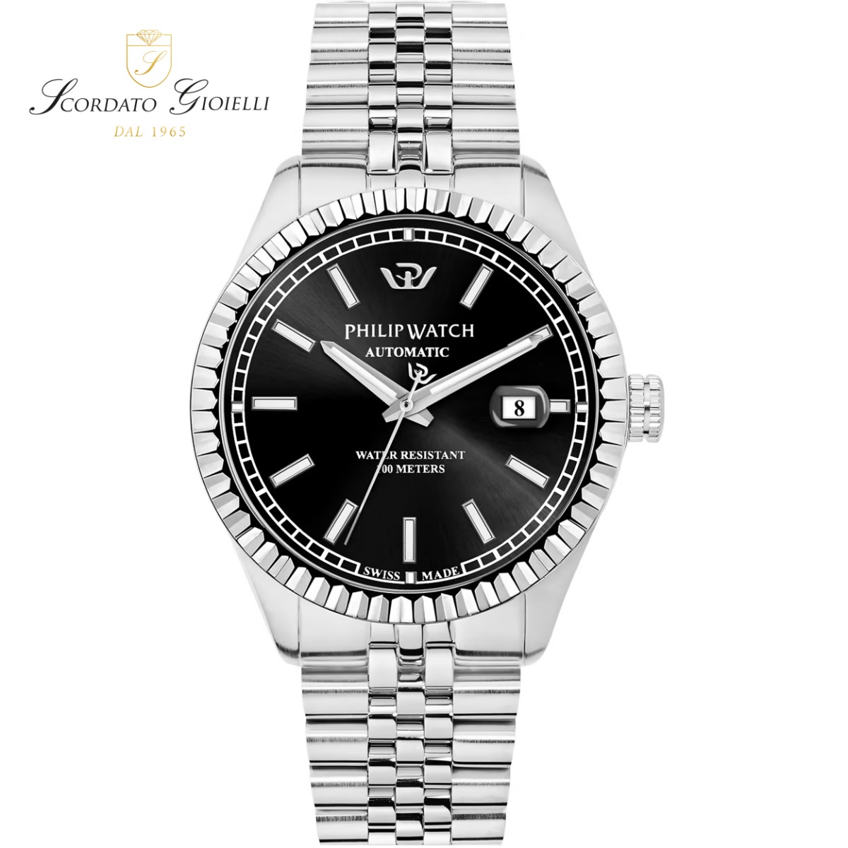 Orologio acciaio Philip Watch Caribe R8223597023