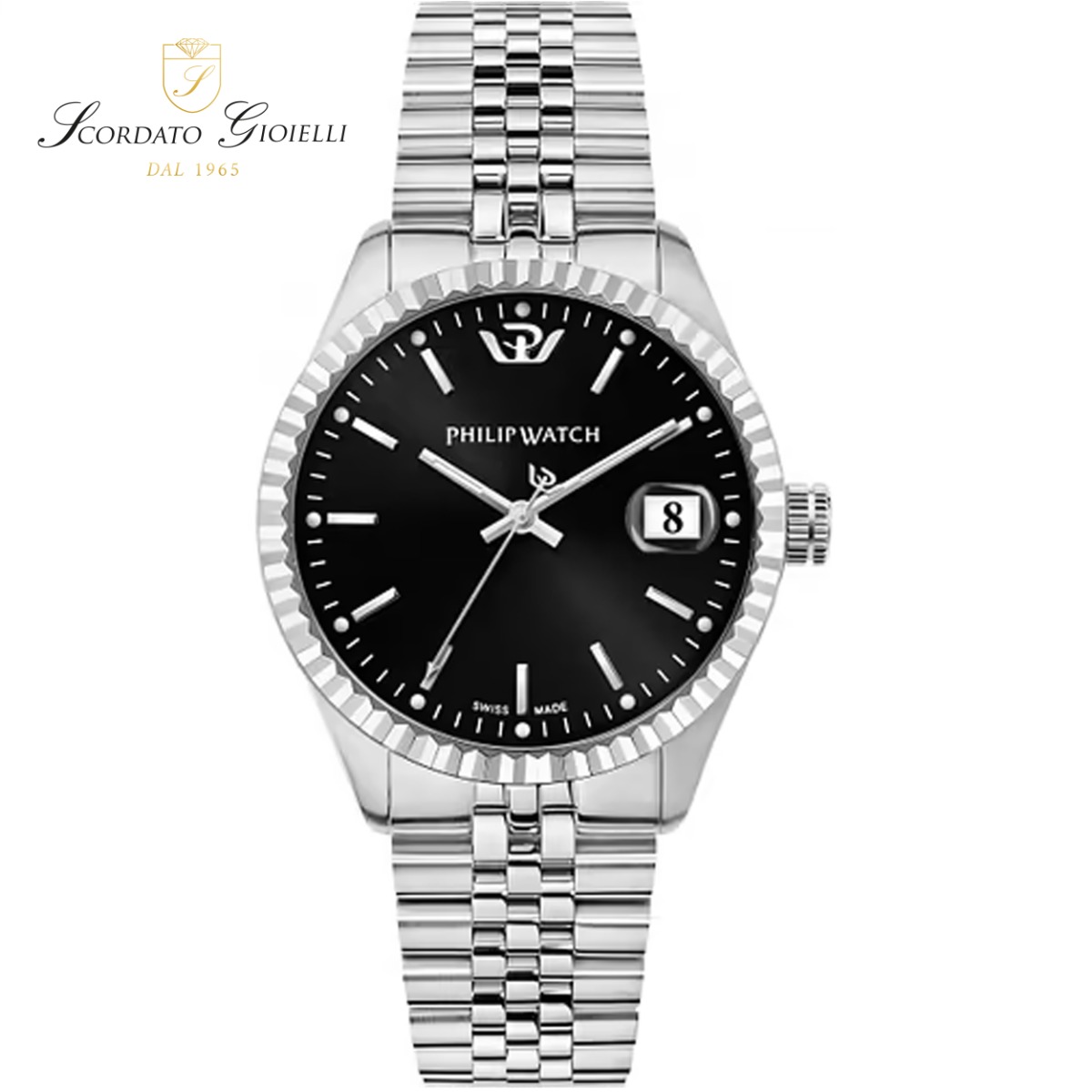 Orologio acciaio Philip Watch Caribe R8253597078