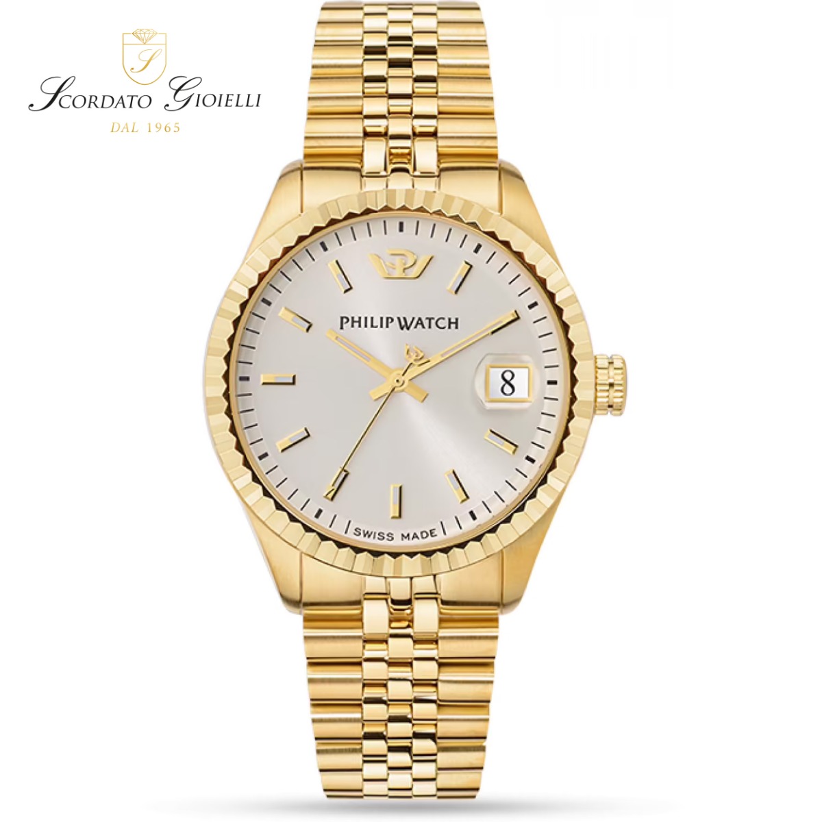 Orologio acciaio Philip Watch Caribe R8253597087