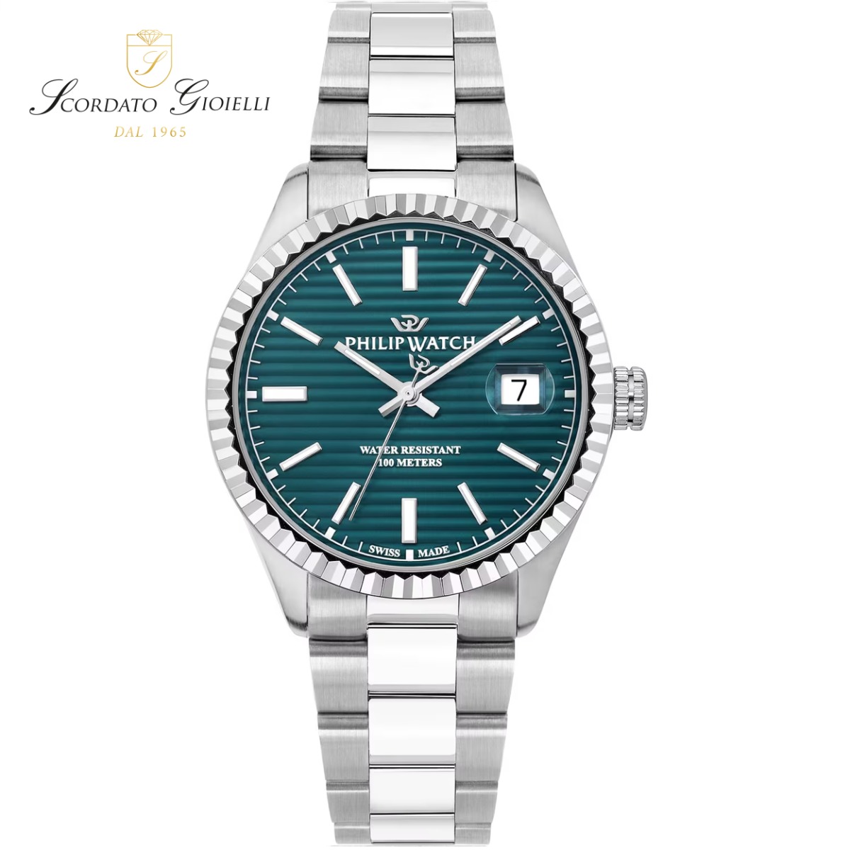 Orologio acciaio Philip Watch Caribe R8253597130