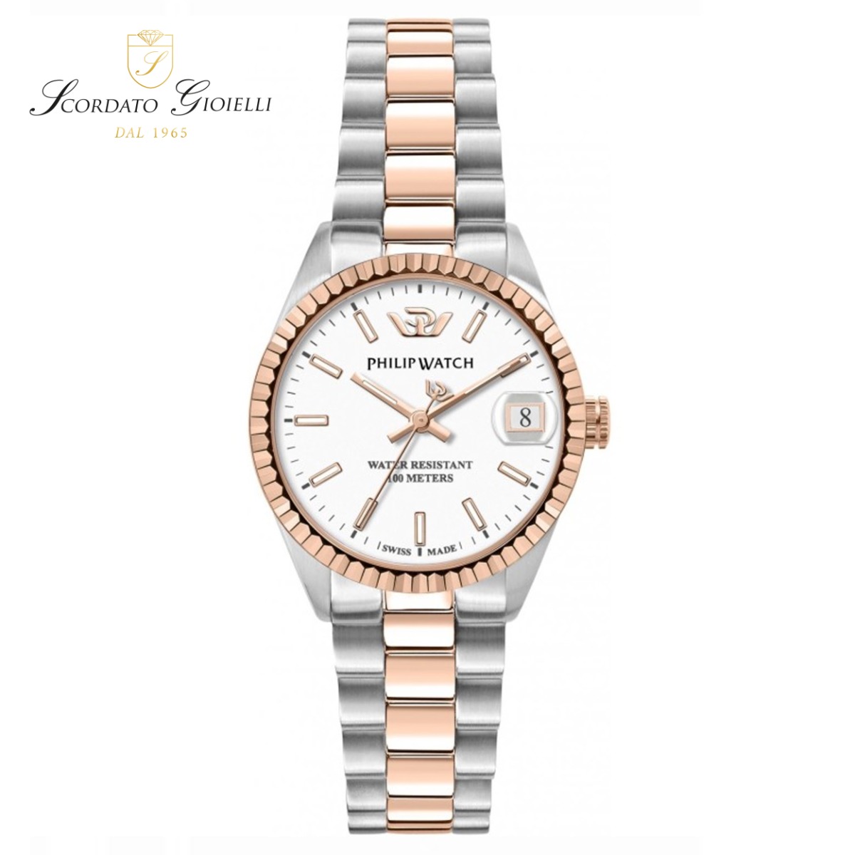 Orologio acciaio Philip Watch Caribe R8253597580