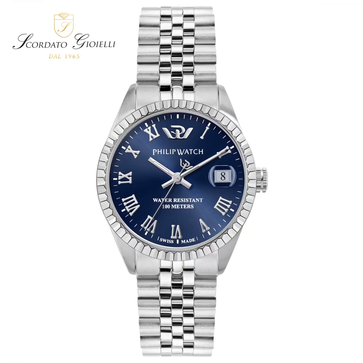 Orologio acciaio Philip Watch Caribe R8253597585