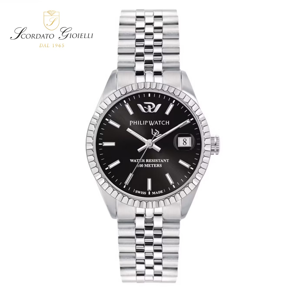 Orologio acciaio Philip Watch Caribe R8253597586