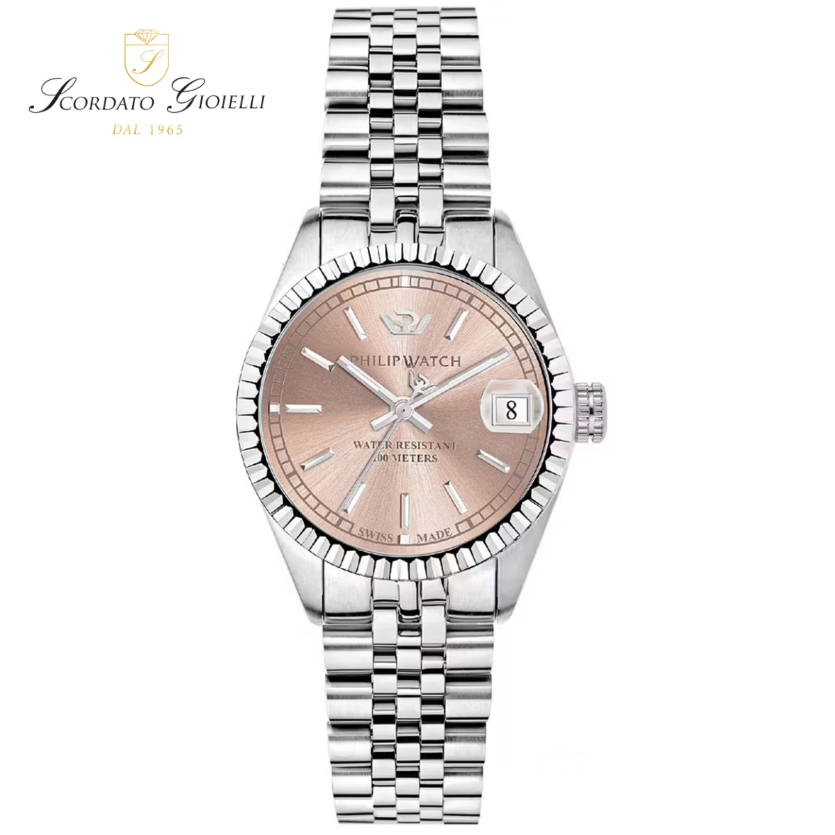 Orologio acciaio Philip Watch Caribe R8253597605