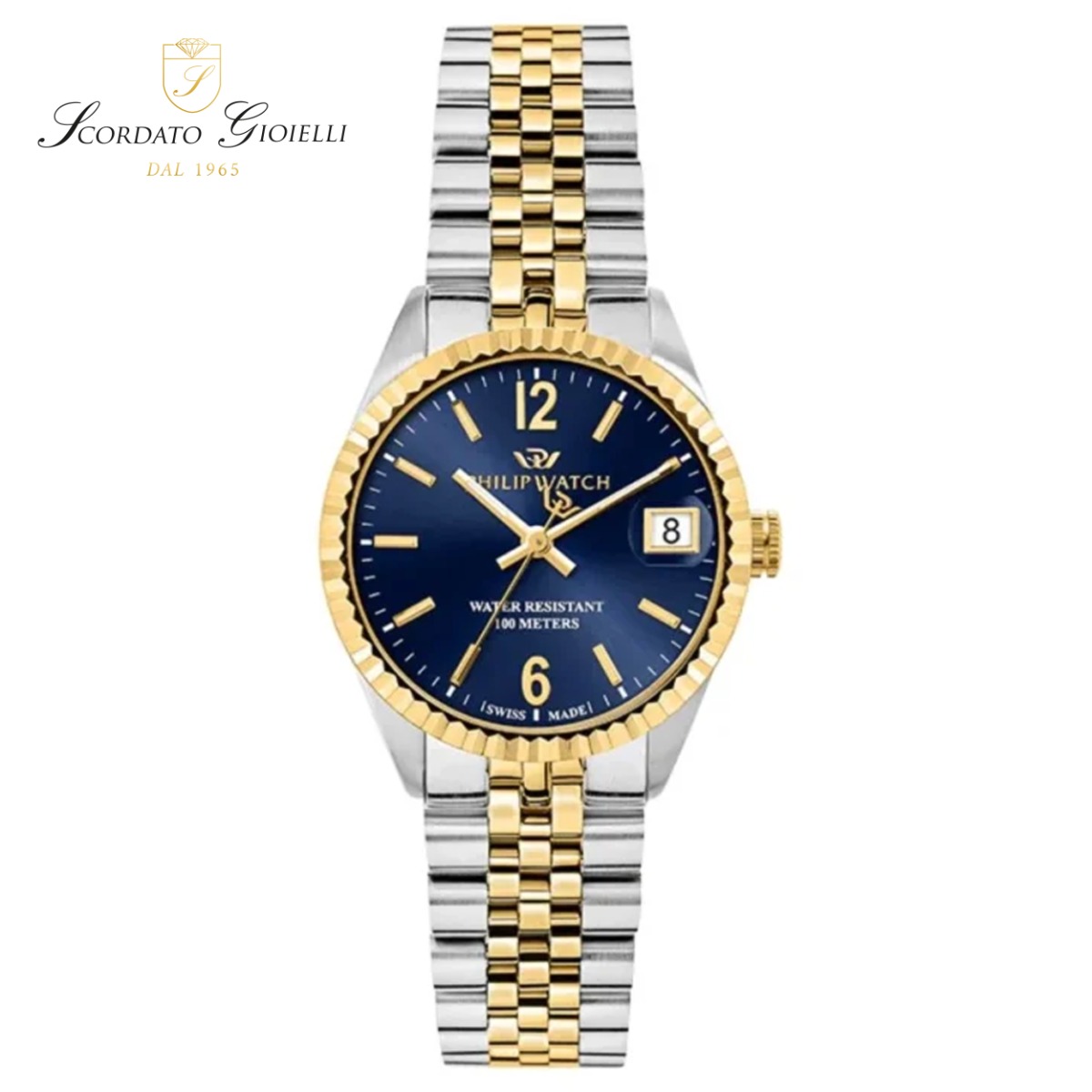 Orologio acciaio Philip Watch Caribe R8253597661
