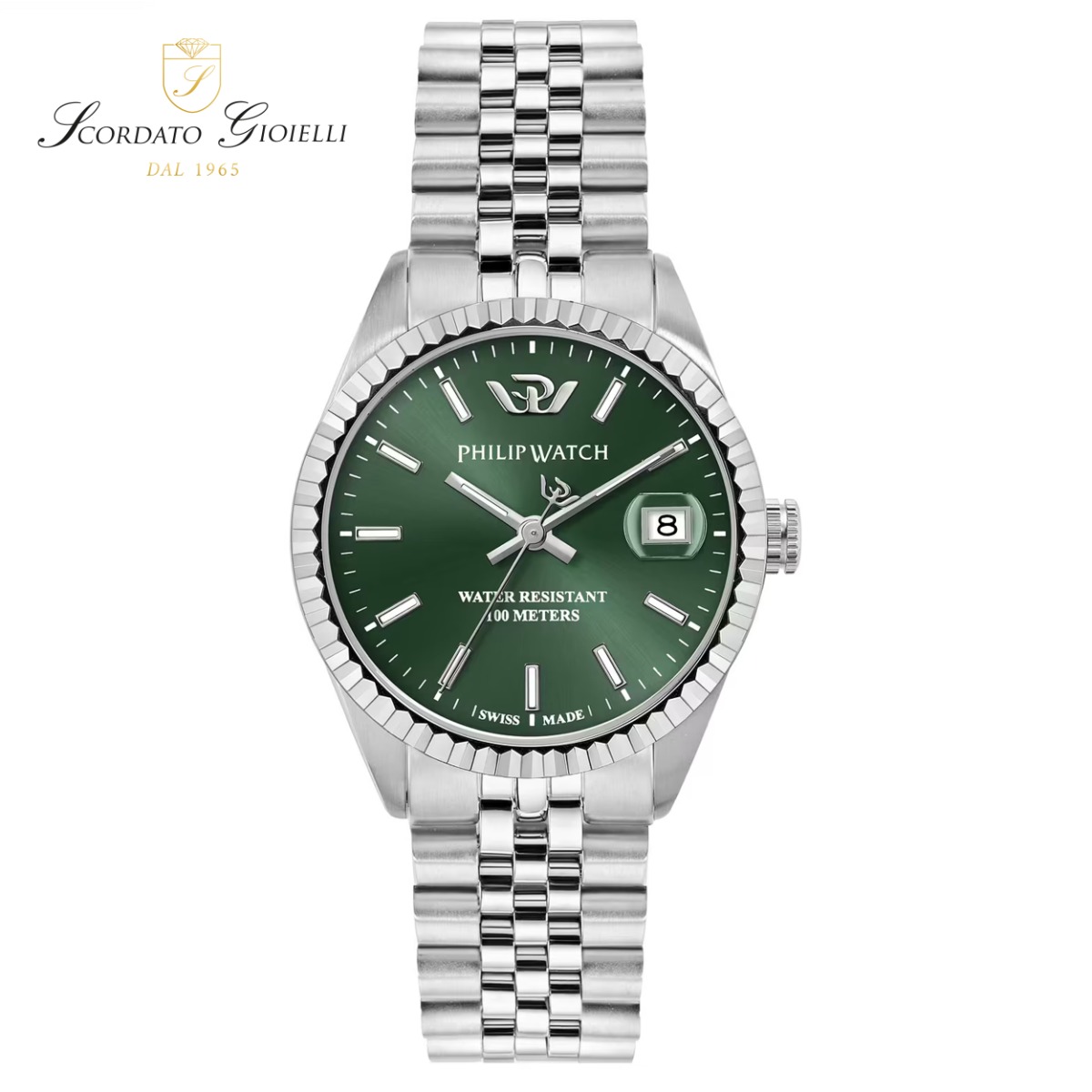 Orologio acciaio Philip Watch Caribe R8253597673