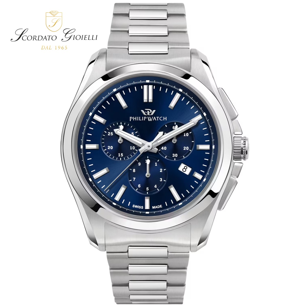 Orologio acciaio Philip Watch Amalfi R8273618002