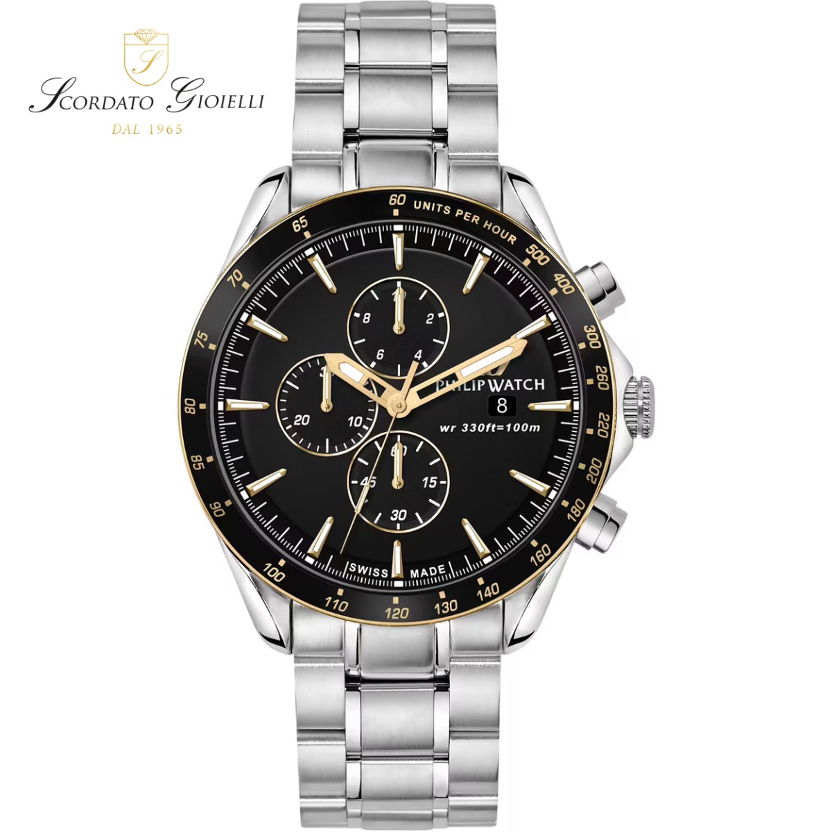 Orologio acciaio Philip Watch Blaze R8273995007