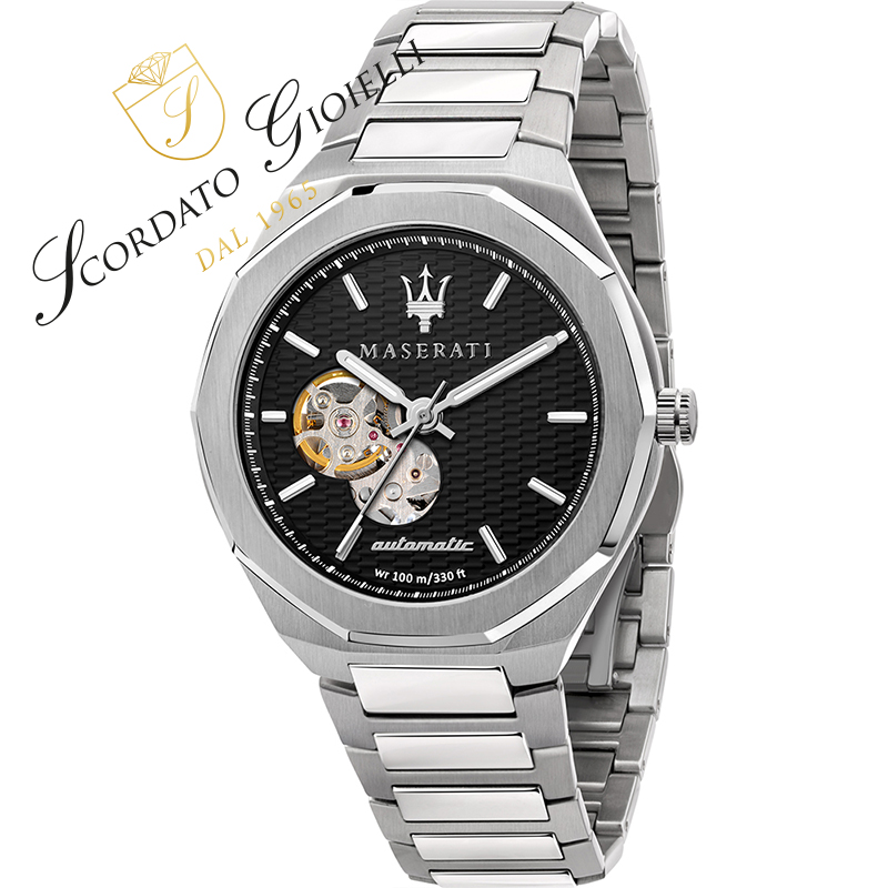 Orologio acciaio Maserati Stile R8823142002