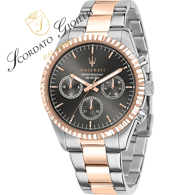 Orologio acciaio Maserati Competizione R8853100020