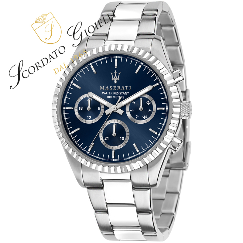Orologio acciaio Maserati Competizione R8853100022