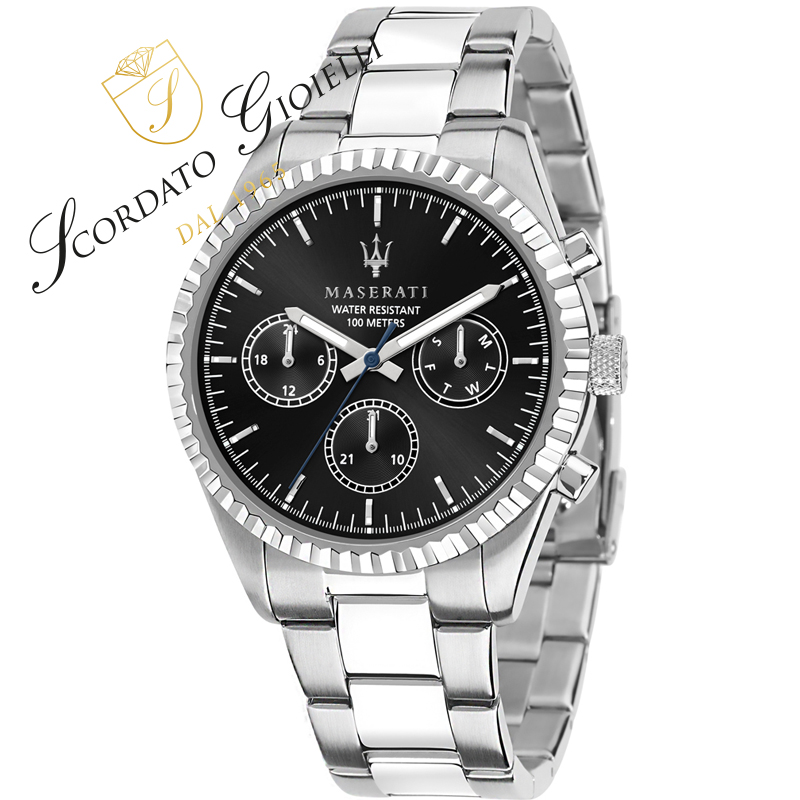 Orologio acciaio Maserati Competizione R8853100023