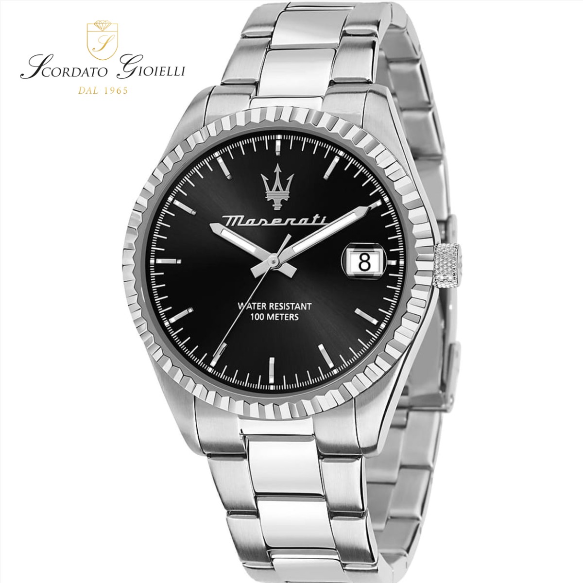 Orologio&#x20;acciaio&#x20;Maserati&#x20;Competizione&#x20;R8853100028