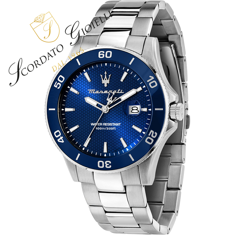 Orologio acciaio Maserati Competizione R8853100036