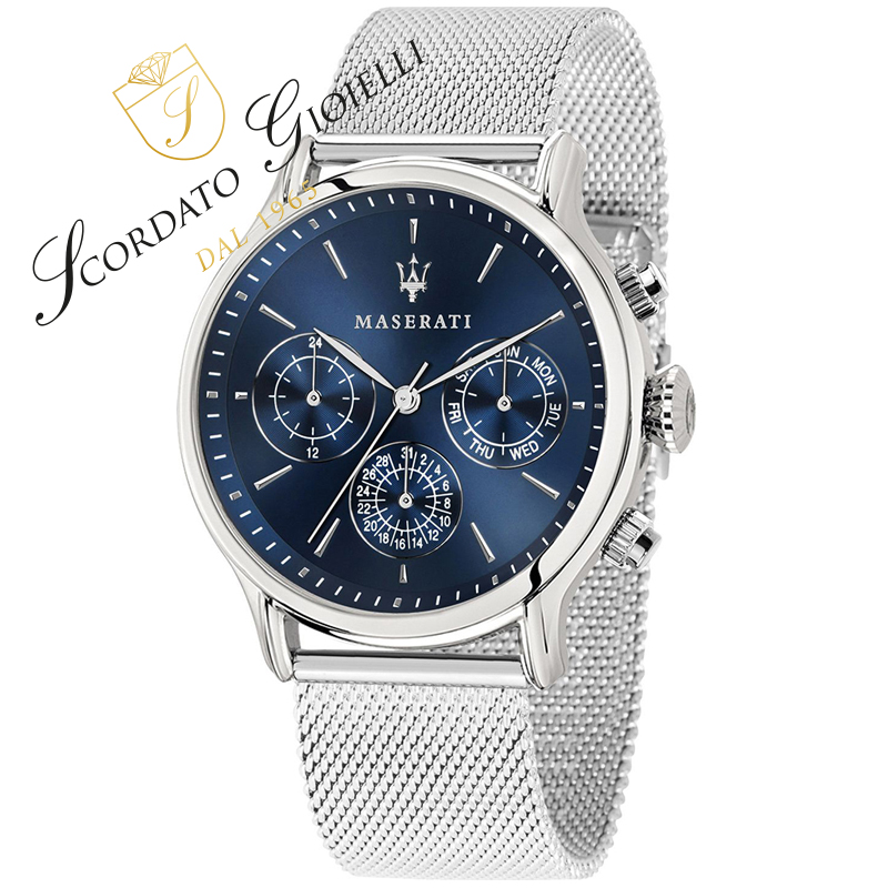 Orologio acciaio Maserati Epoca R8853118019