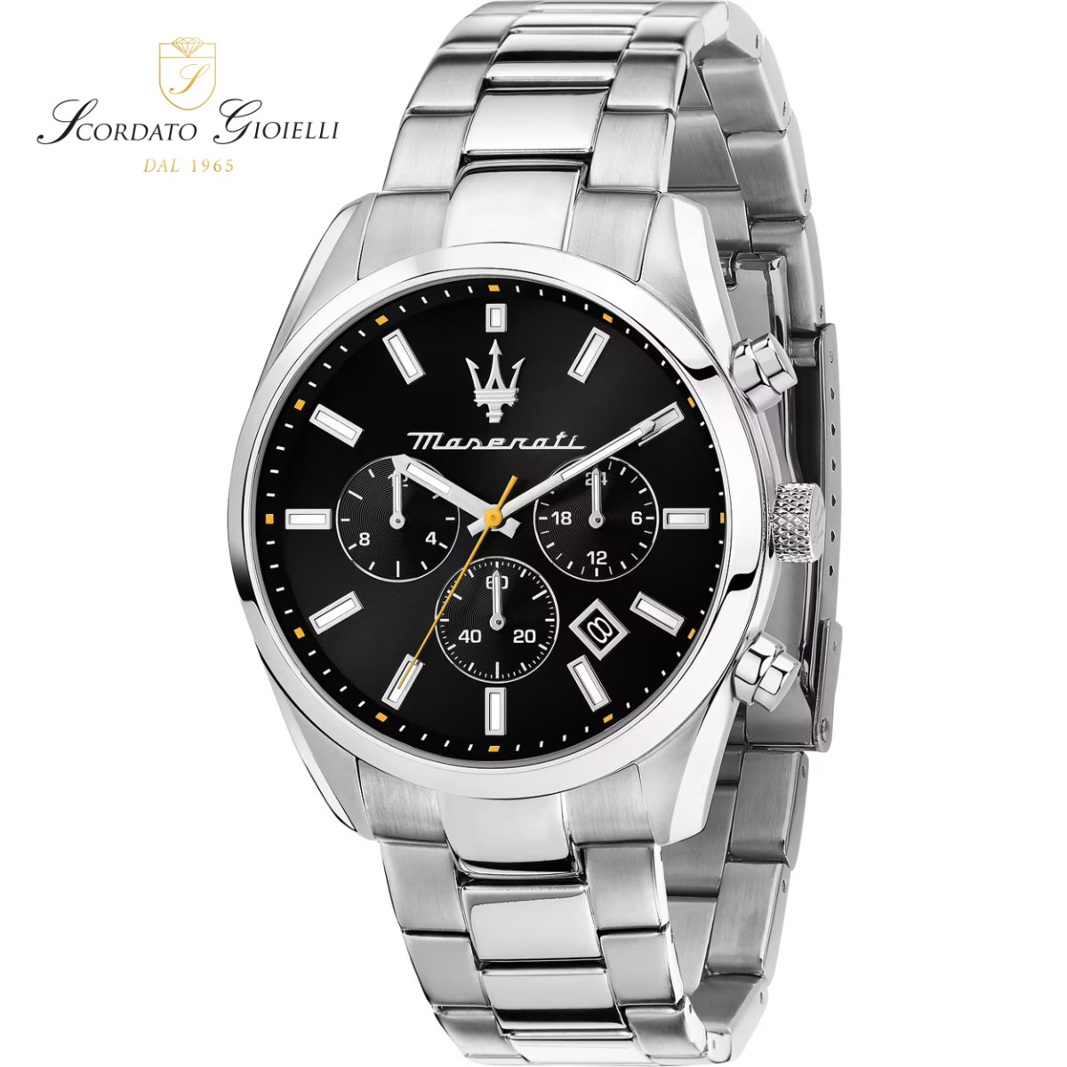 Orologio acciaio Maserati Attrazione R8853151010