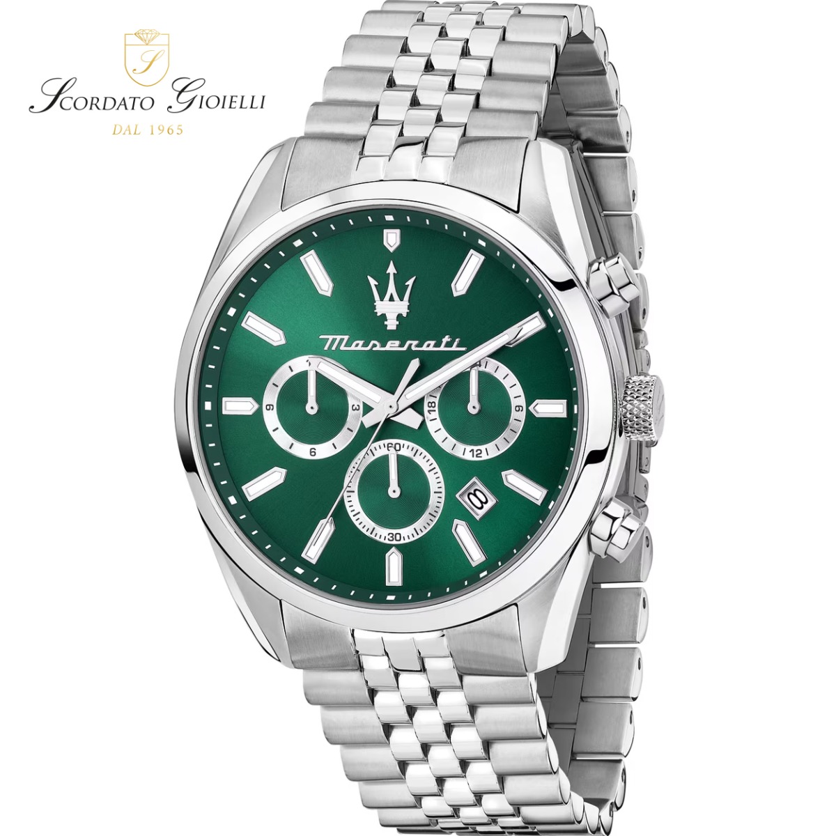 Orologio acciaio Maserati Attrazione R8853151023